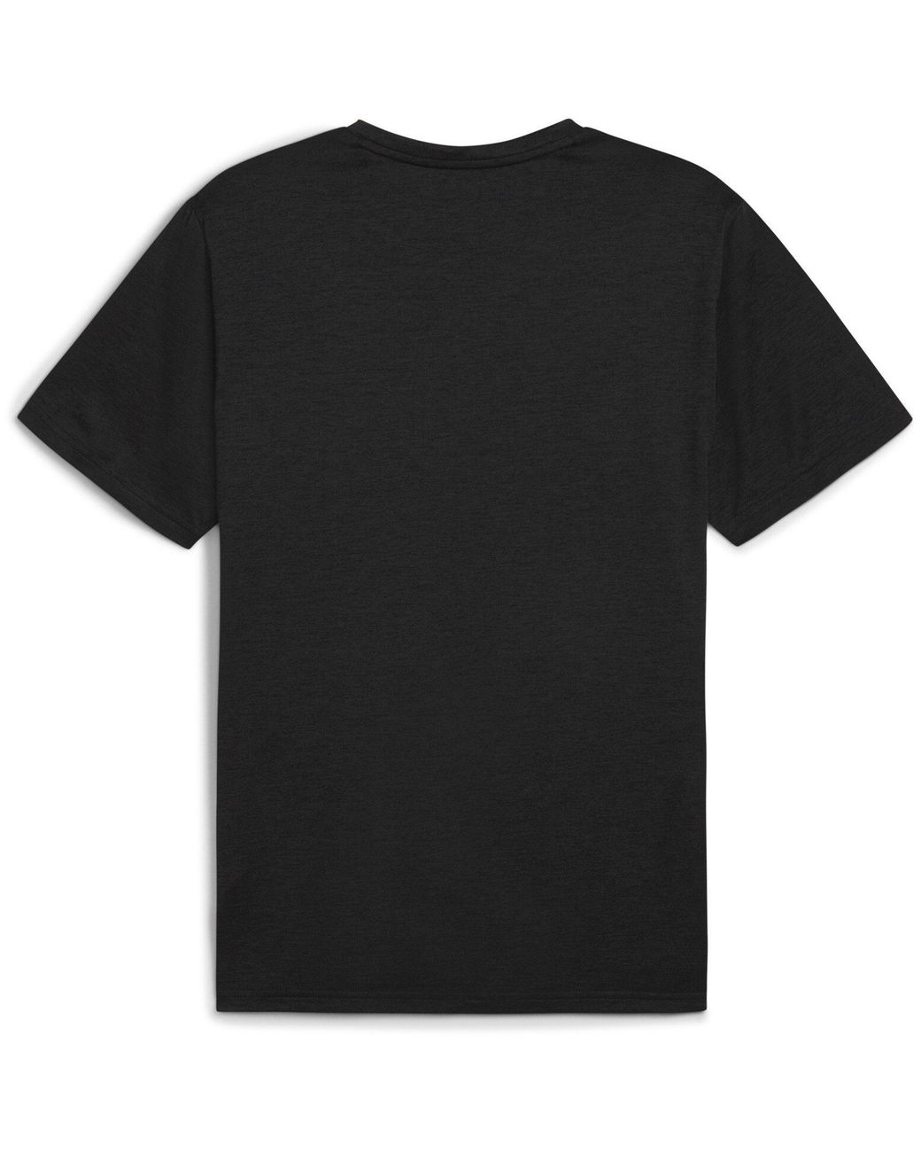 PUMA Black Tad Short Sleeve Performance Gym Top for men