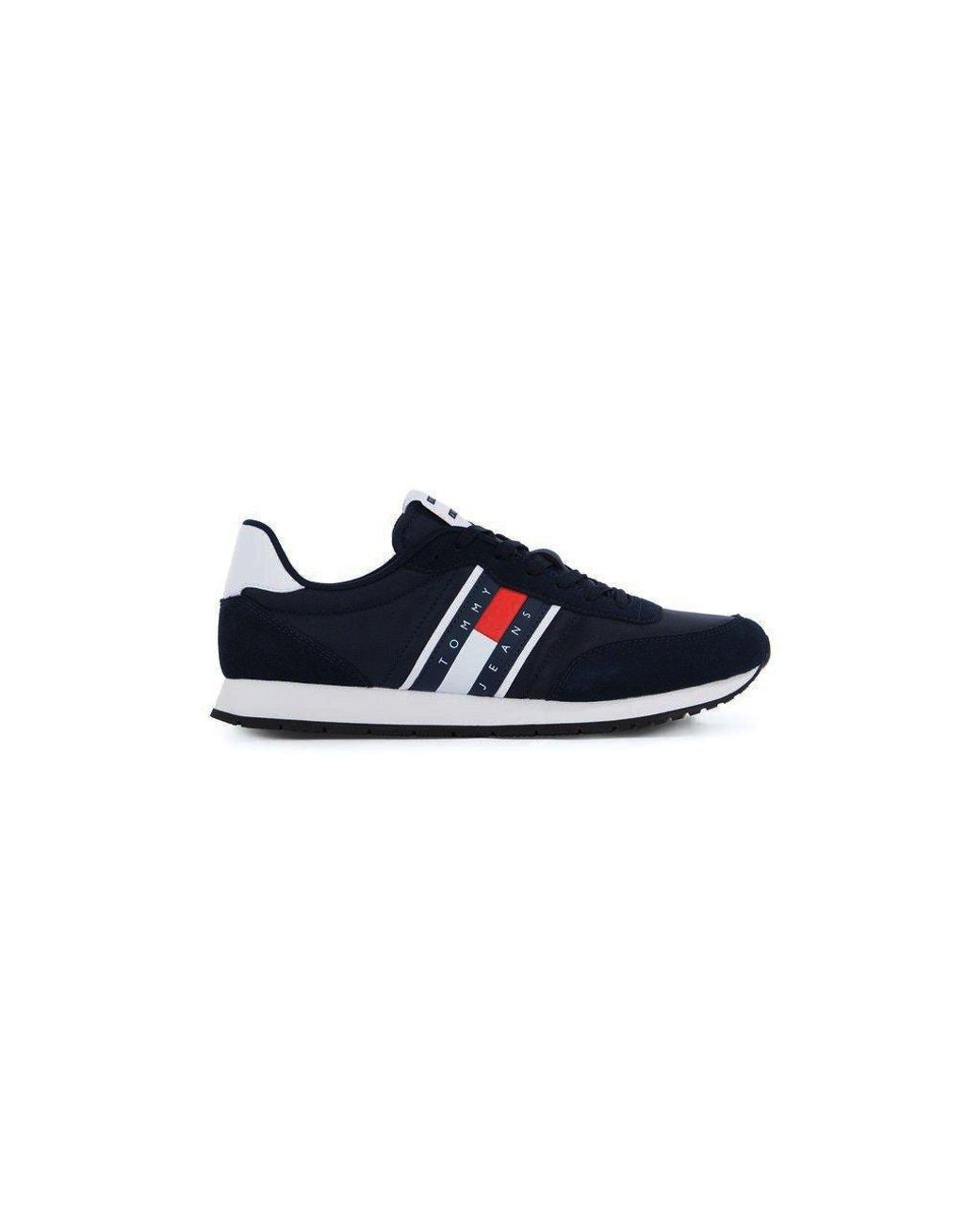 Tommy Hilfiger Blue Runner Casual Ess Trainers for men