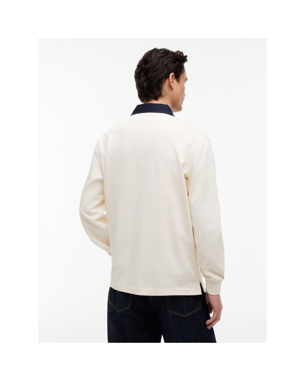 Tommy Hilfiger White Rugby Polo Shirt for men