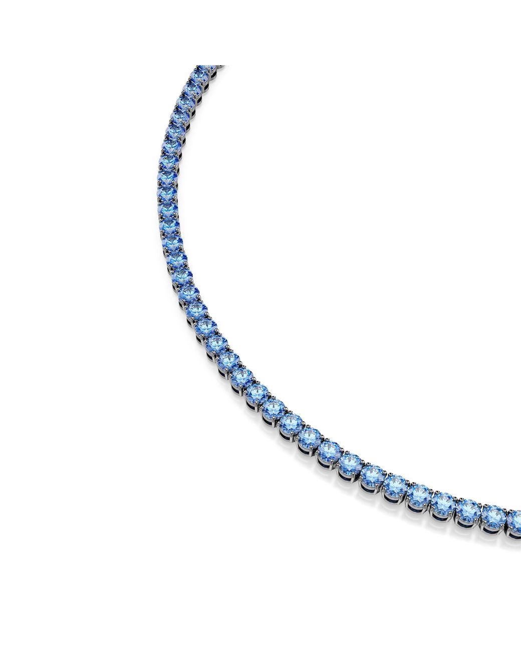 Swarovski Blue Matrix Choker Necklace