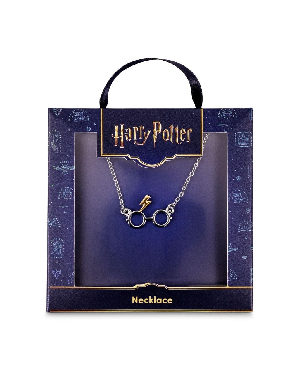 Harry Potter Metallic Glasses And Scar Necklace