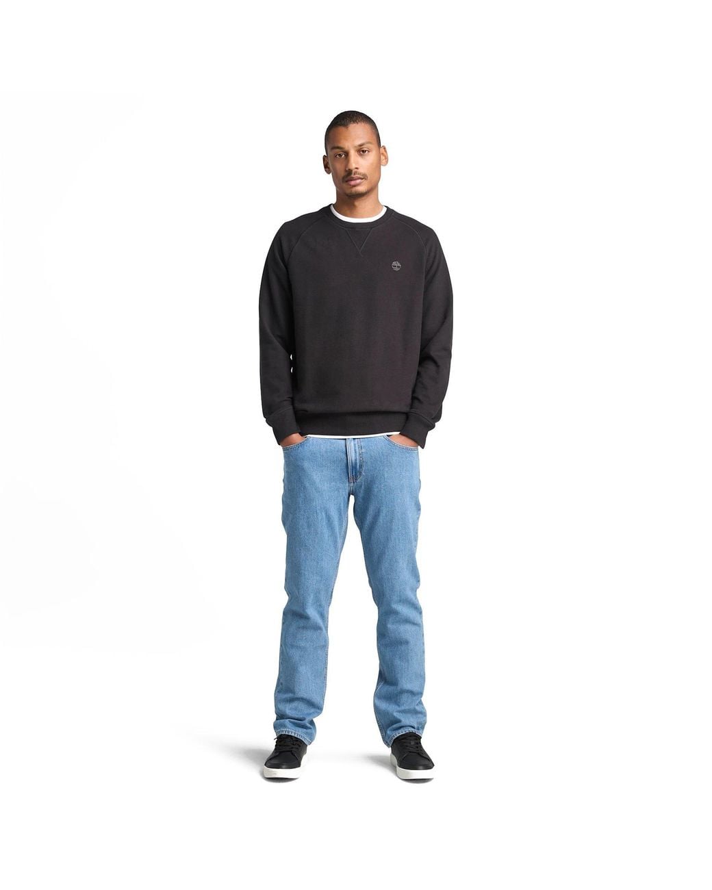 Timberland Blue Sandown Denim Straight Jeans for men