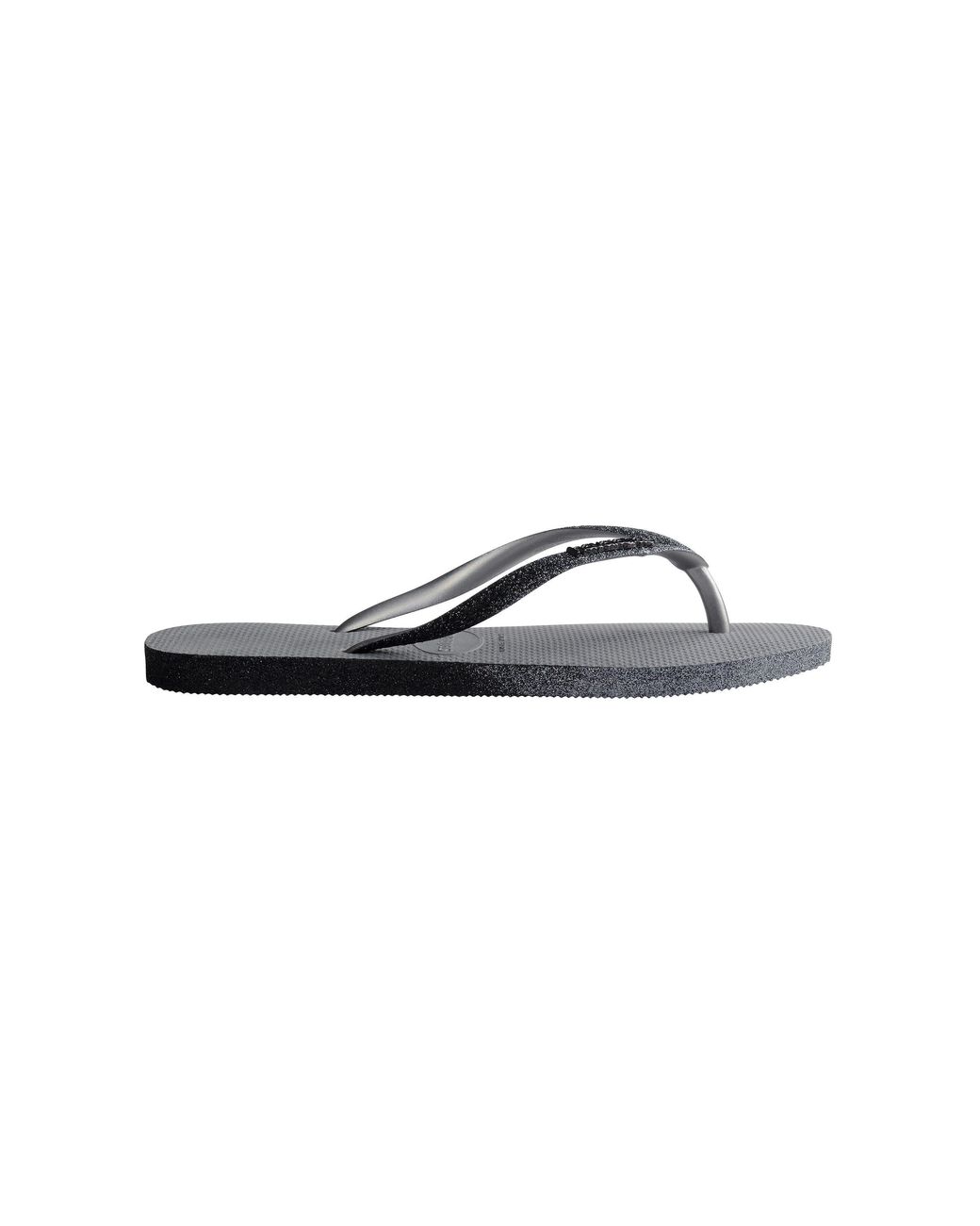 Havaianas Gray Slim Sparkle Ii Flip Flops