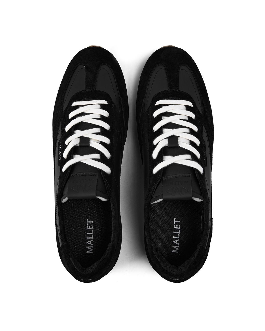Mallet Black Low-Top Trainers for men