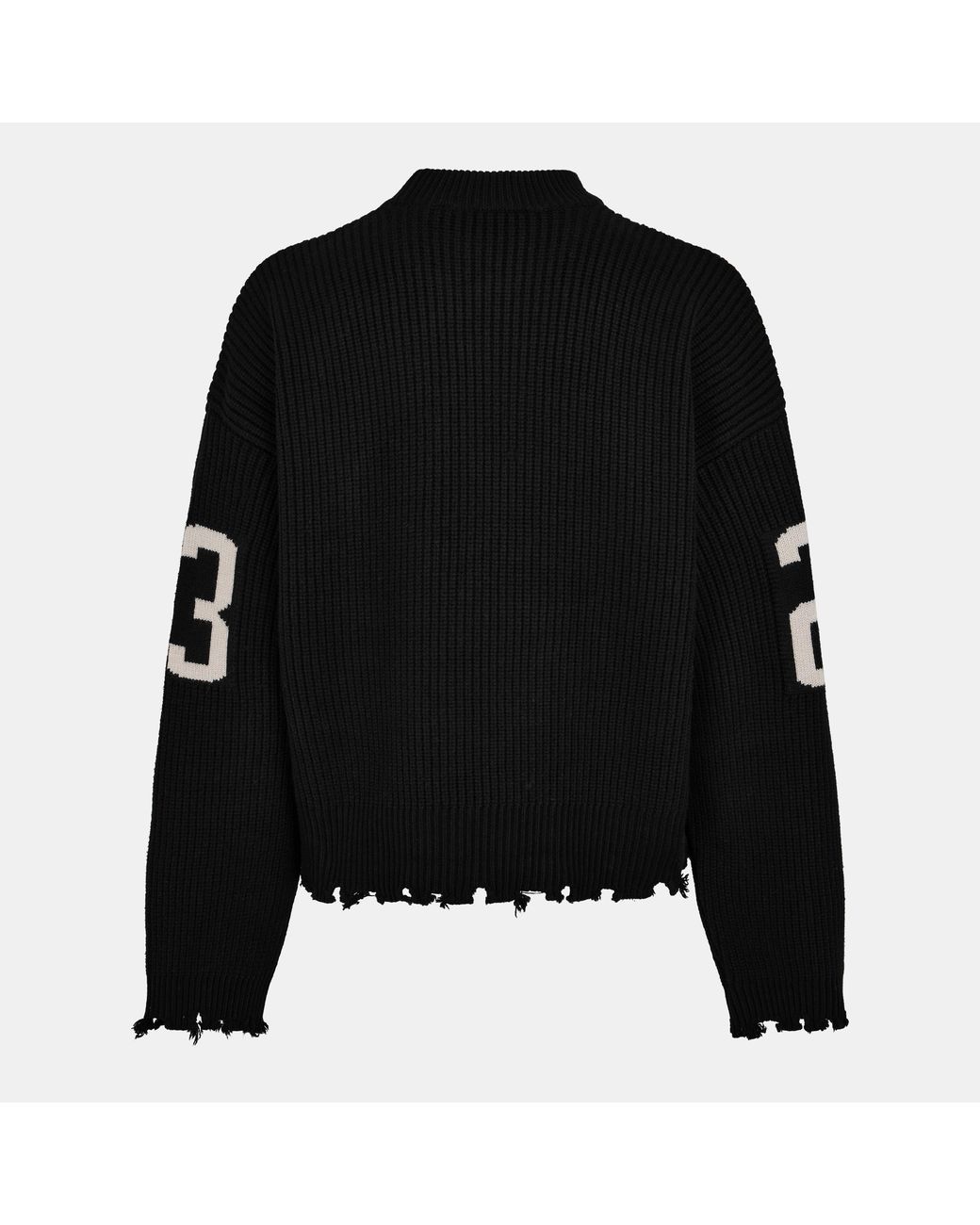 WRSTBHVR Black Minimalist Crew Neck Jumper