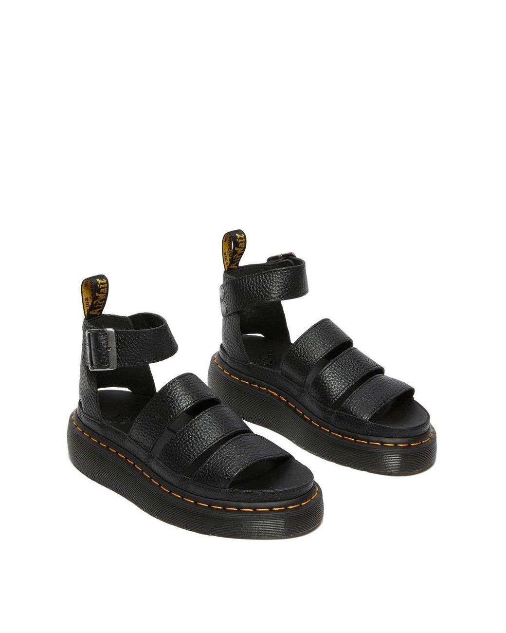 Dr. Martens Black Clarissa Sandals