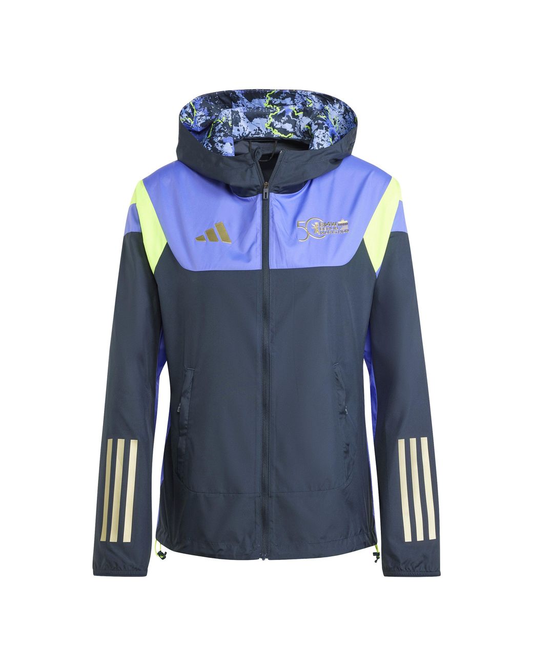 Adidas Blue Performance Running Jacket