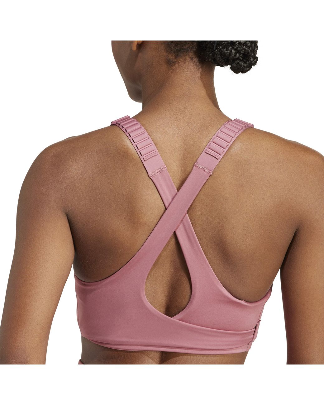 Adidas Purple Non Wired High Impact Sports Bra