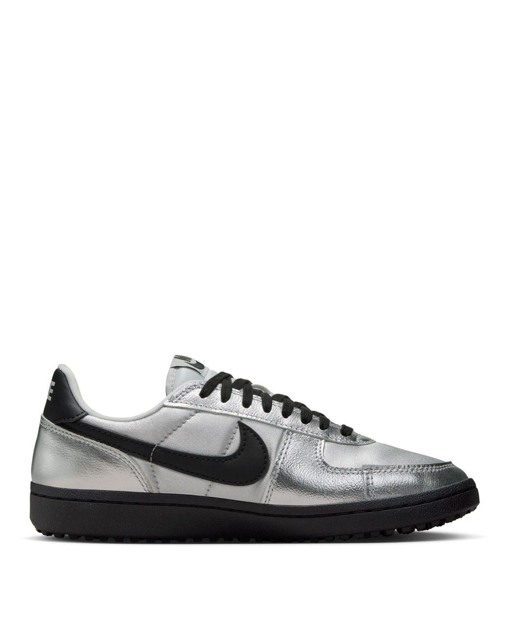 Nike Gray Field General Ld54 Leather Low-Top Trainers