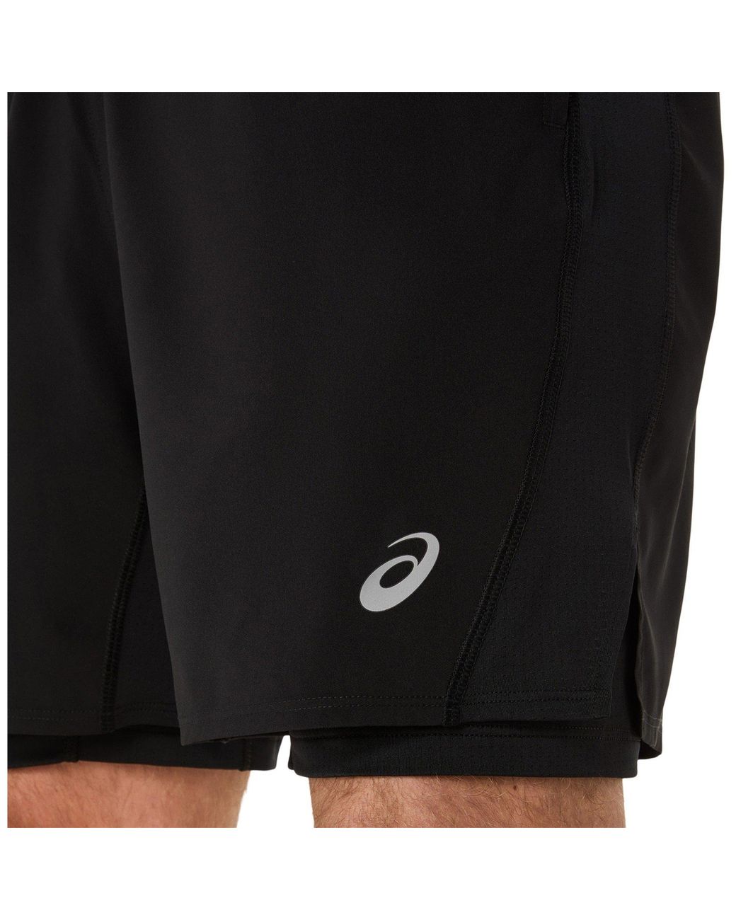 Asics Black Core 2-N-1 7In Short Running for men