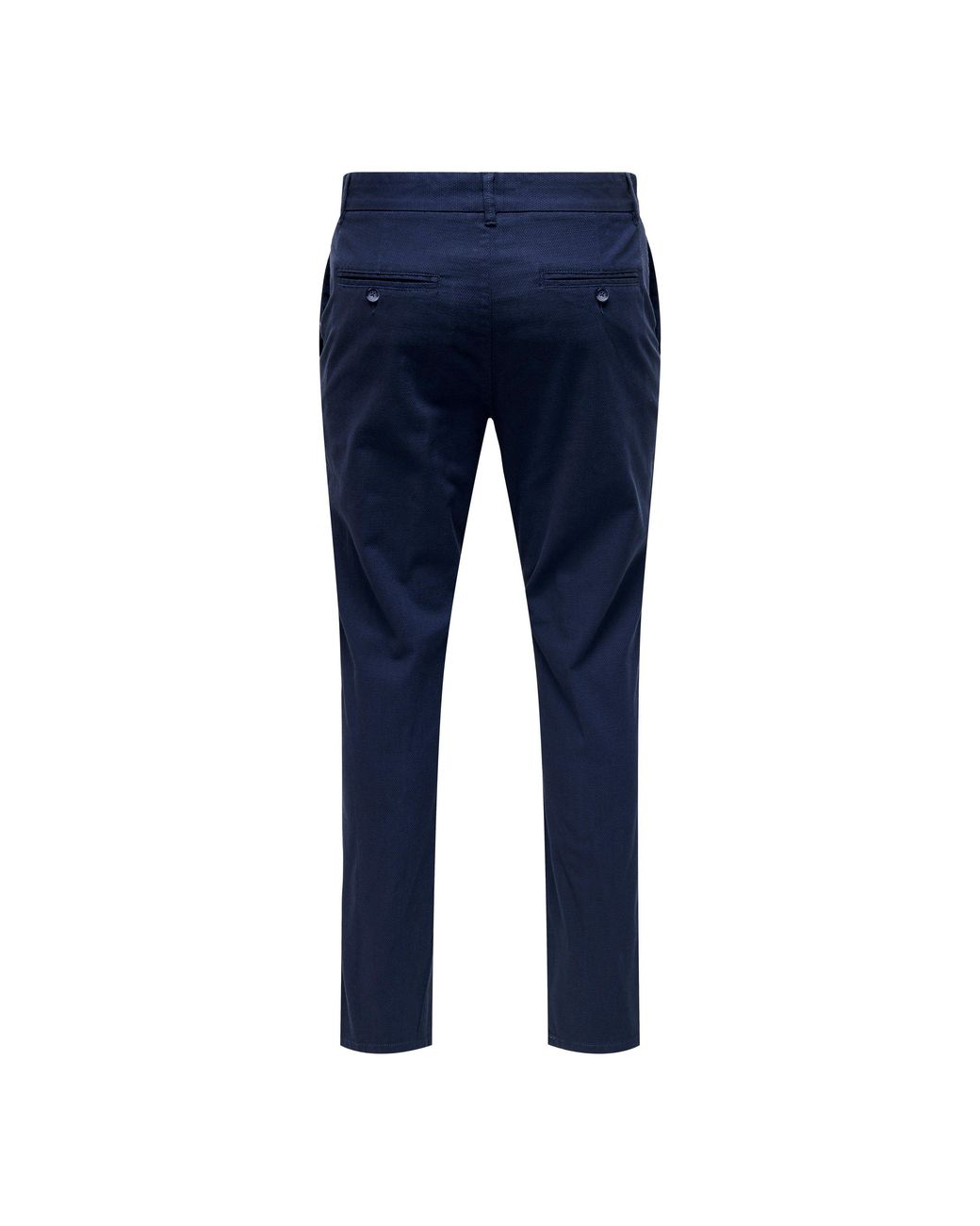 ONLY Blue Slim Fit Trousers for men