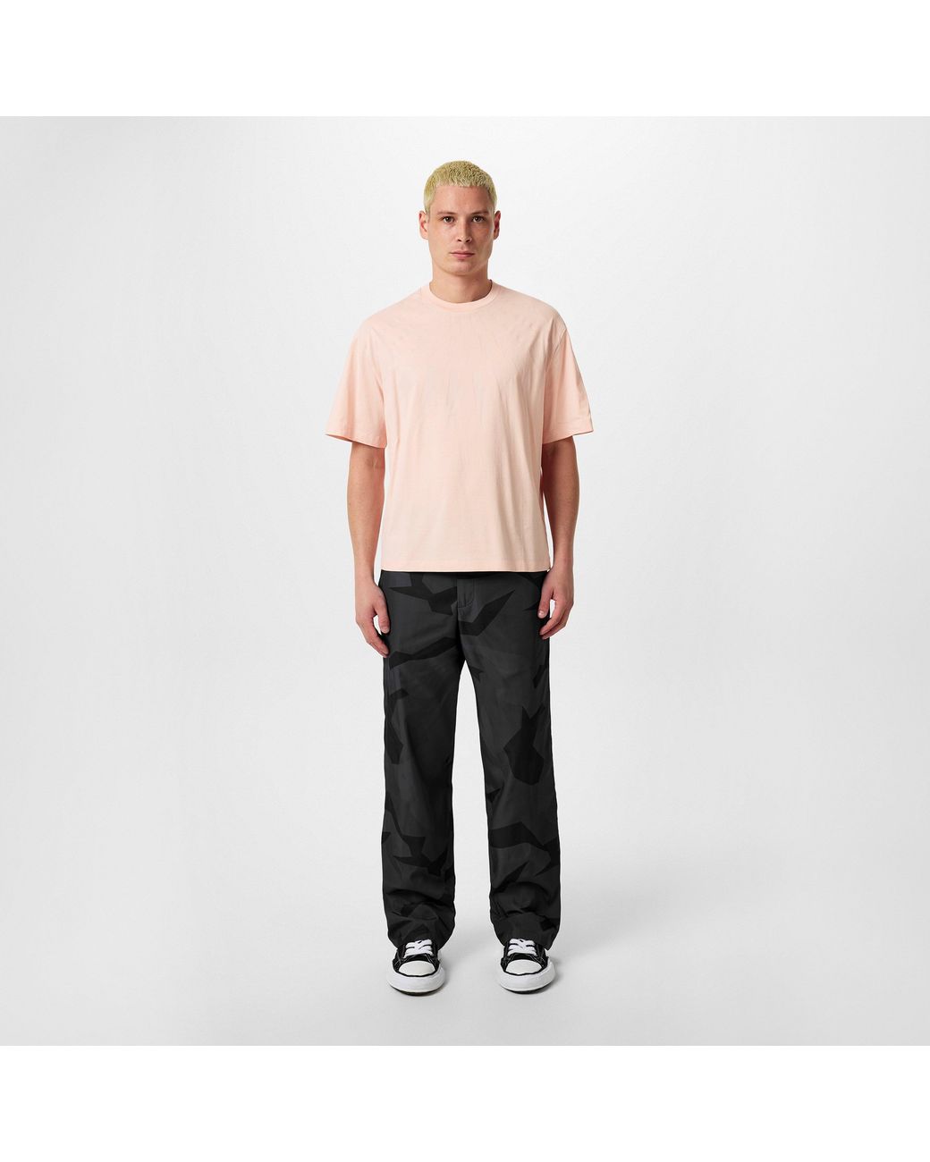 Neil Barrett Pink Thunderbolt T-Shirt for men