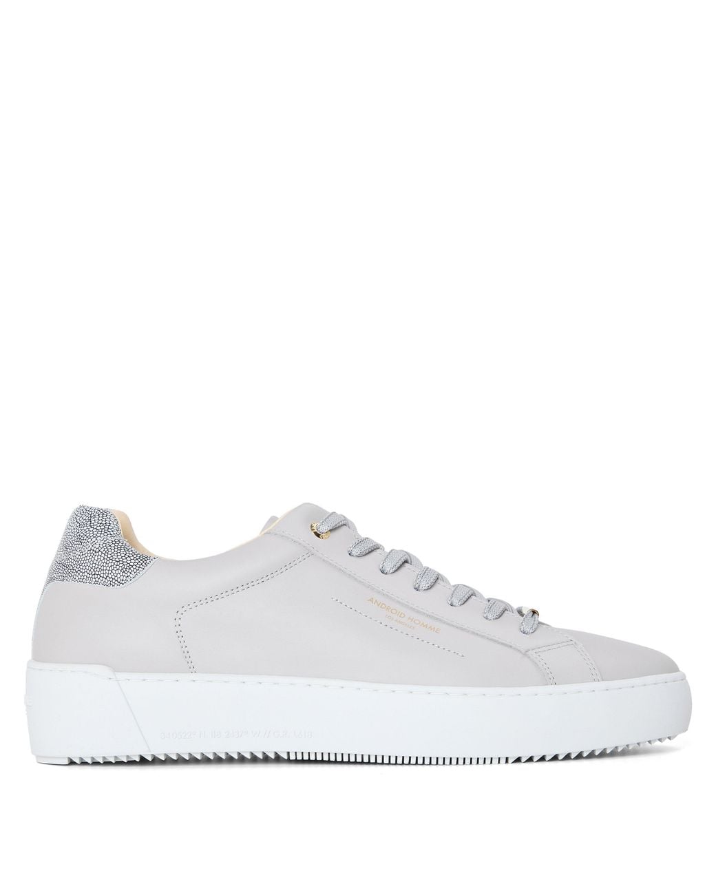 Android Homme White Zuma Low-Top Trainers for men
