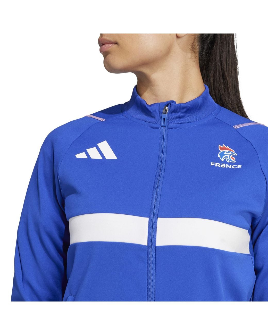 Adidas Blue Performance Tracksuit Top