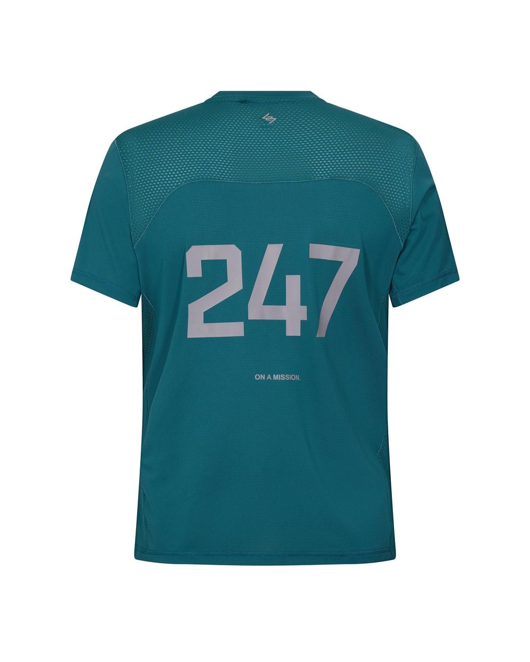 REPRESENT 247 Green Short Sleeve Performance Gym Top for men