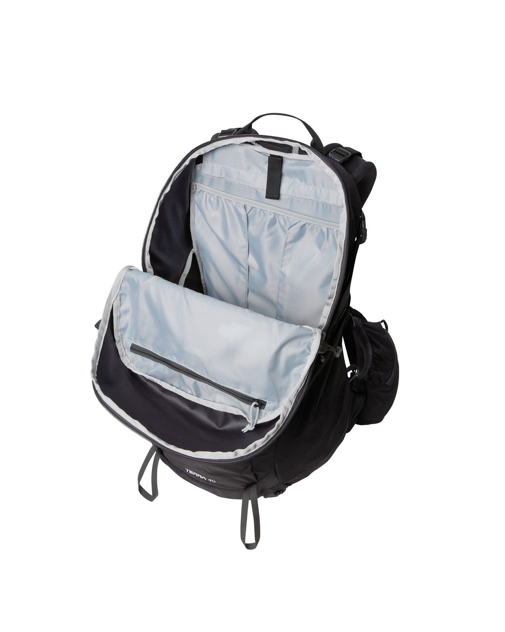 The North Face Black Terra 40L Backpack for men