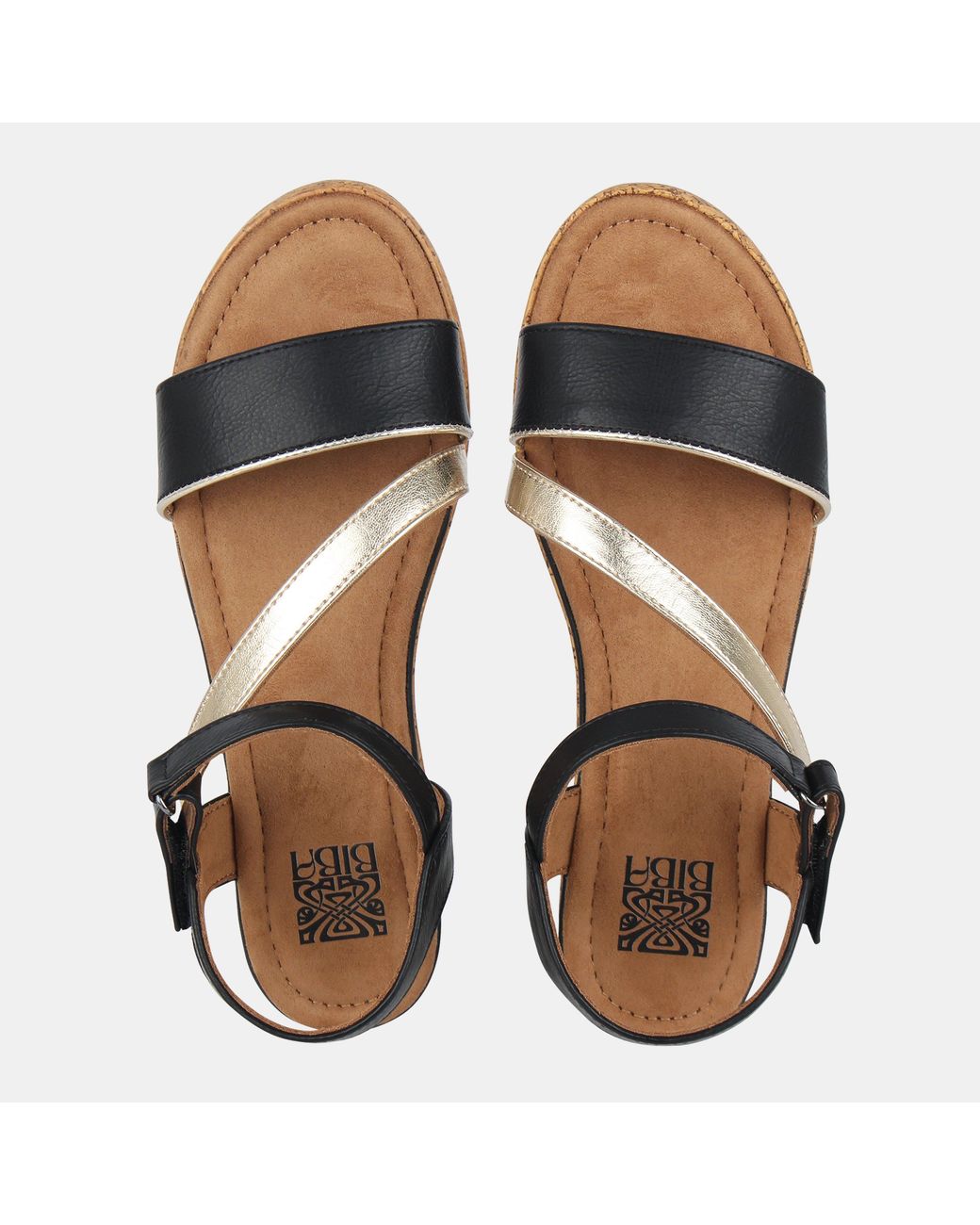 Biba Black Wedge Sandal