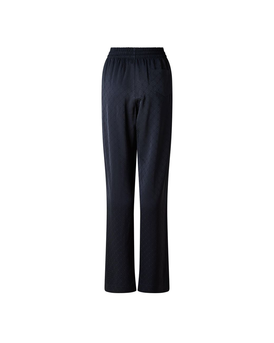 Casablanca Blue Mono Silk Straight Leg Trousers for men