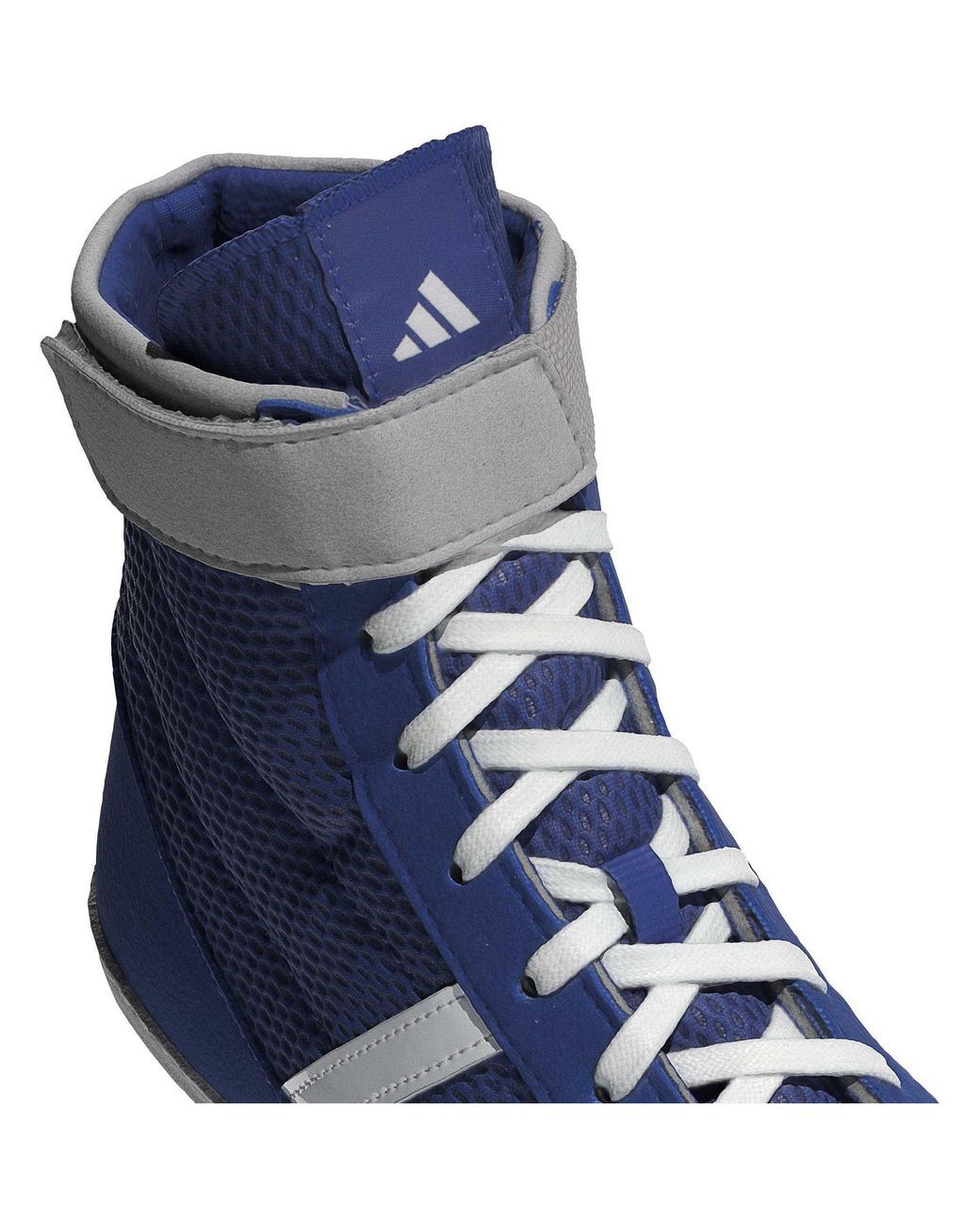 Adidas Blue Combat Speed 4 Wrestling Shoes for men