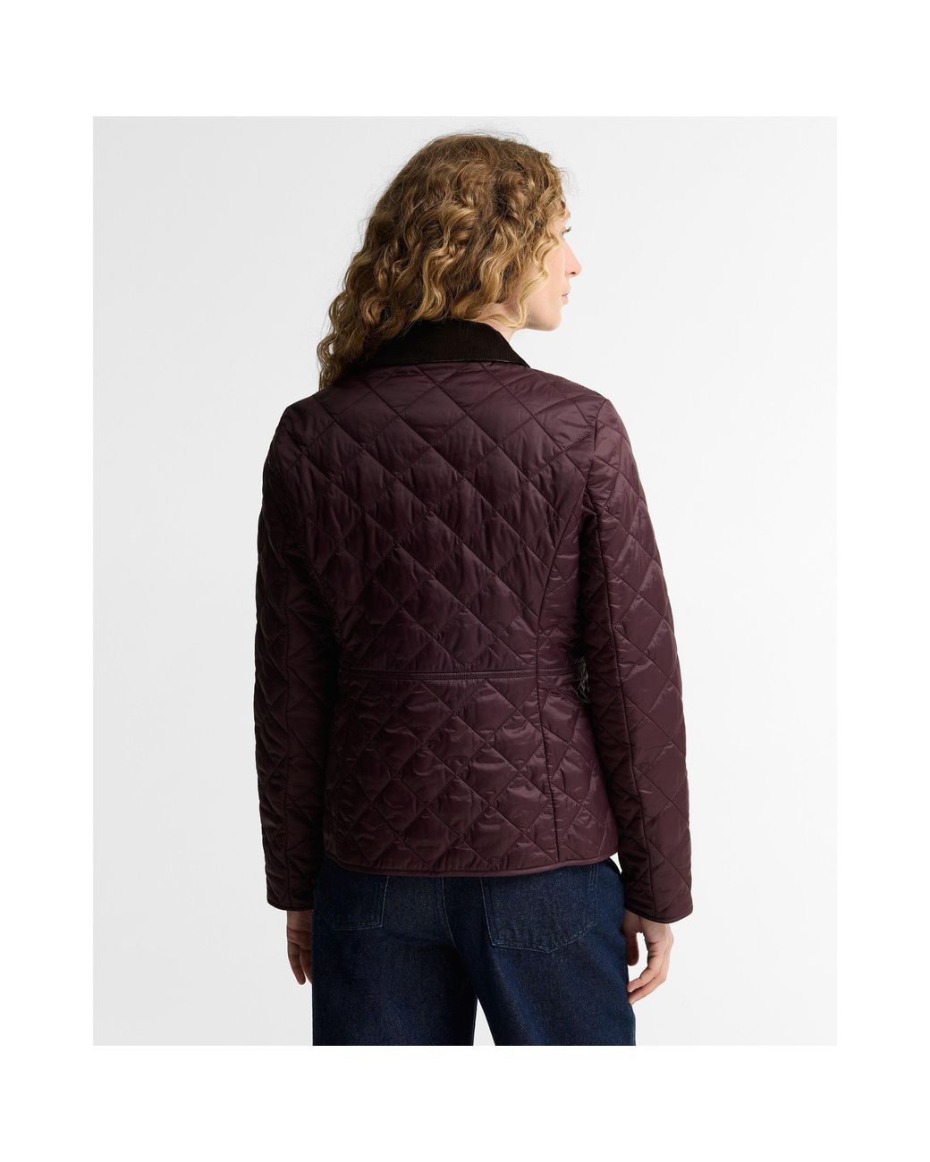 Barbour Purple Deveron Jacket