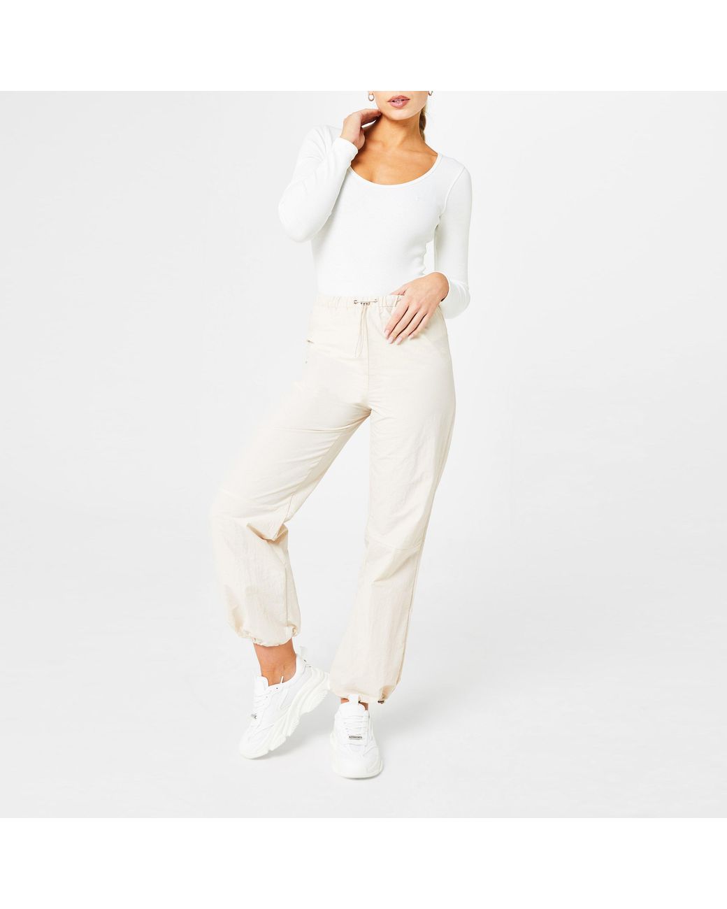 Steve Madden White Possession Chunky Trainers