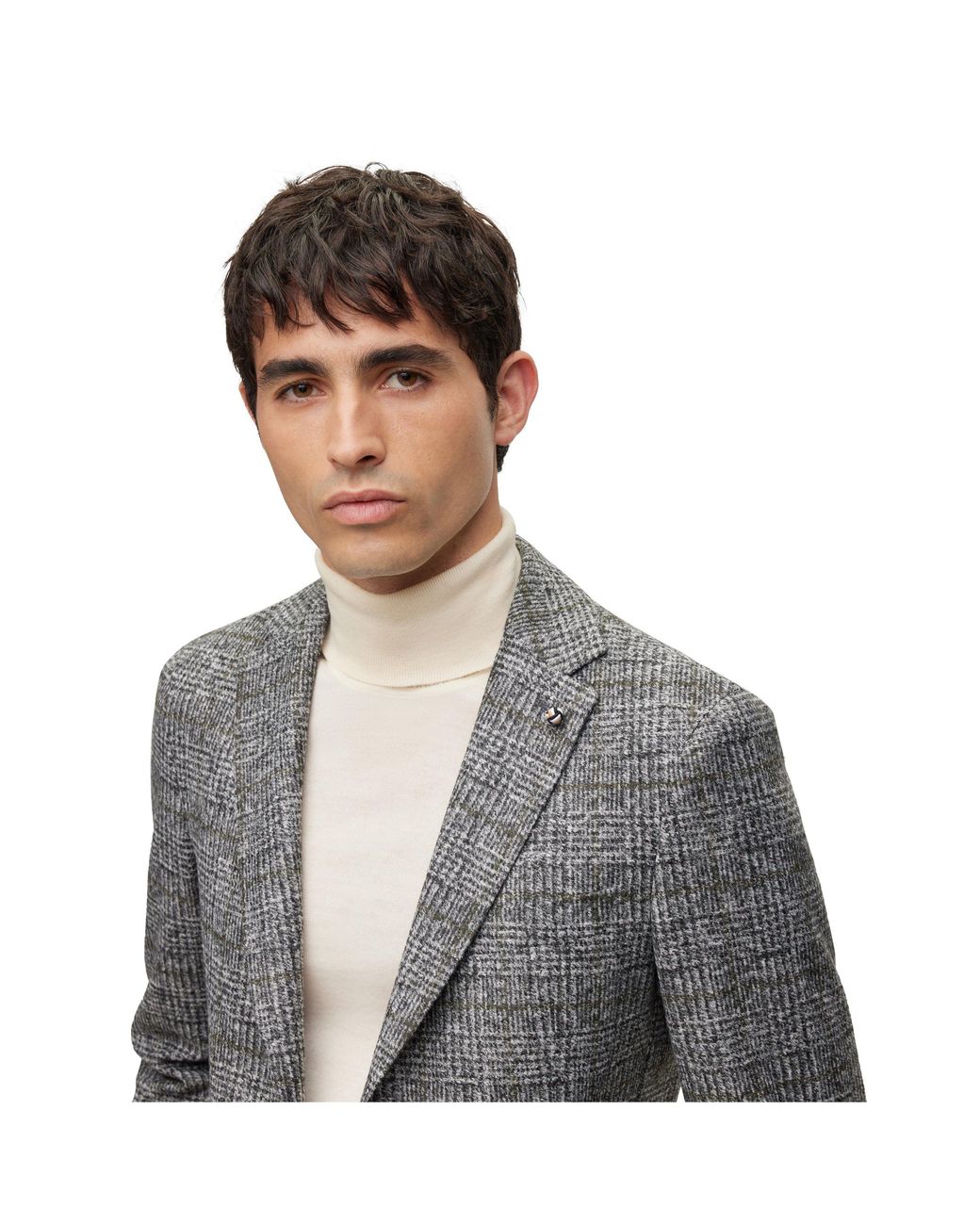 Boss Gray Hanry Tailored Formal Jacket for men