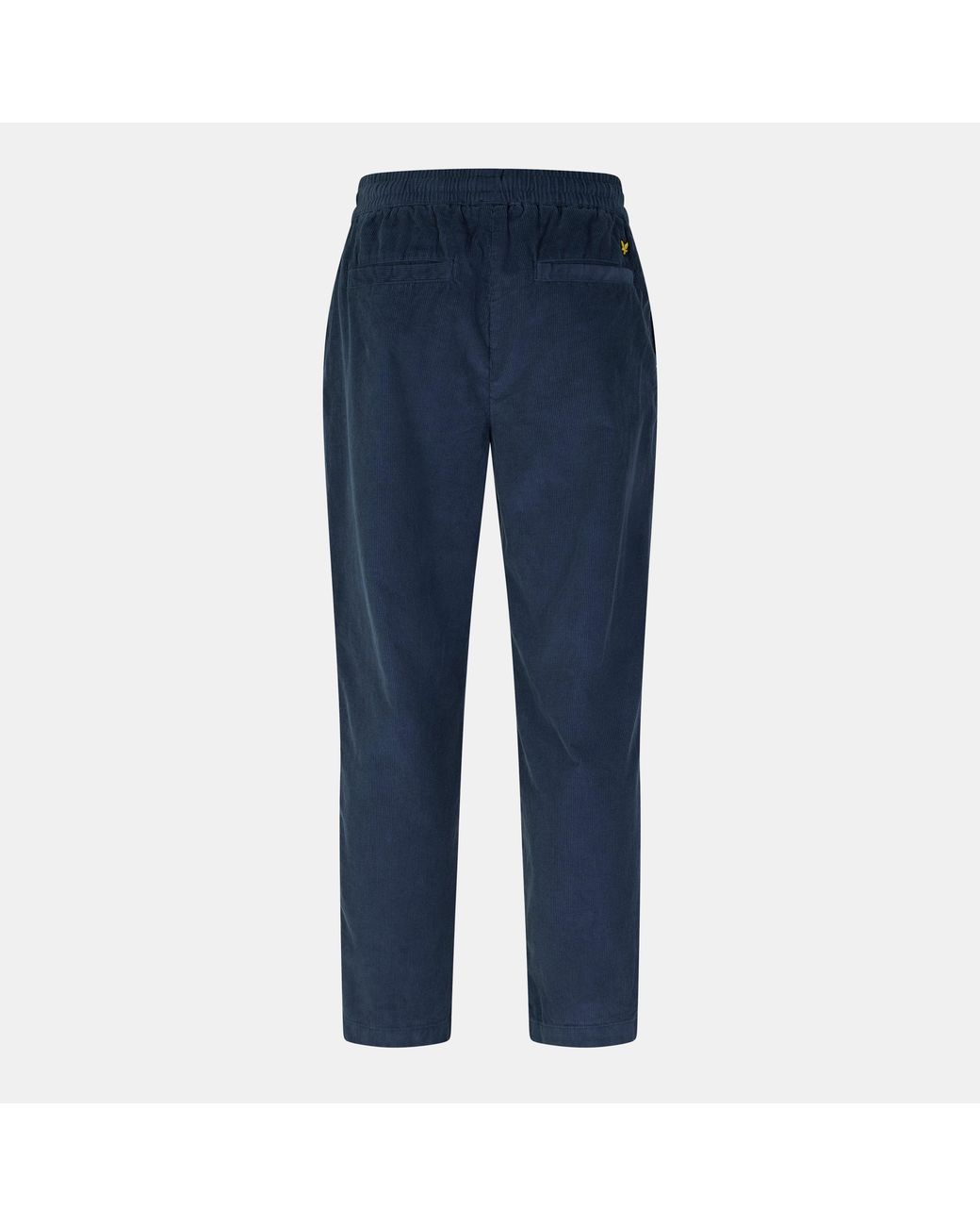 Lyle & Scott Blue Loose Wide Leg Trouser for men