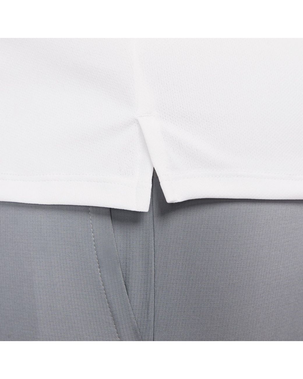 Nike White Miler Dri-Fit Running Tank Top for men