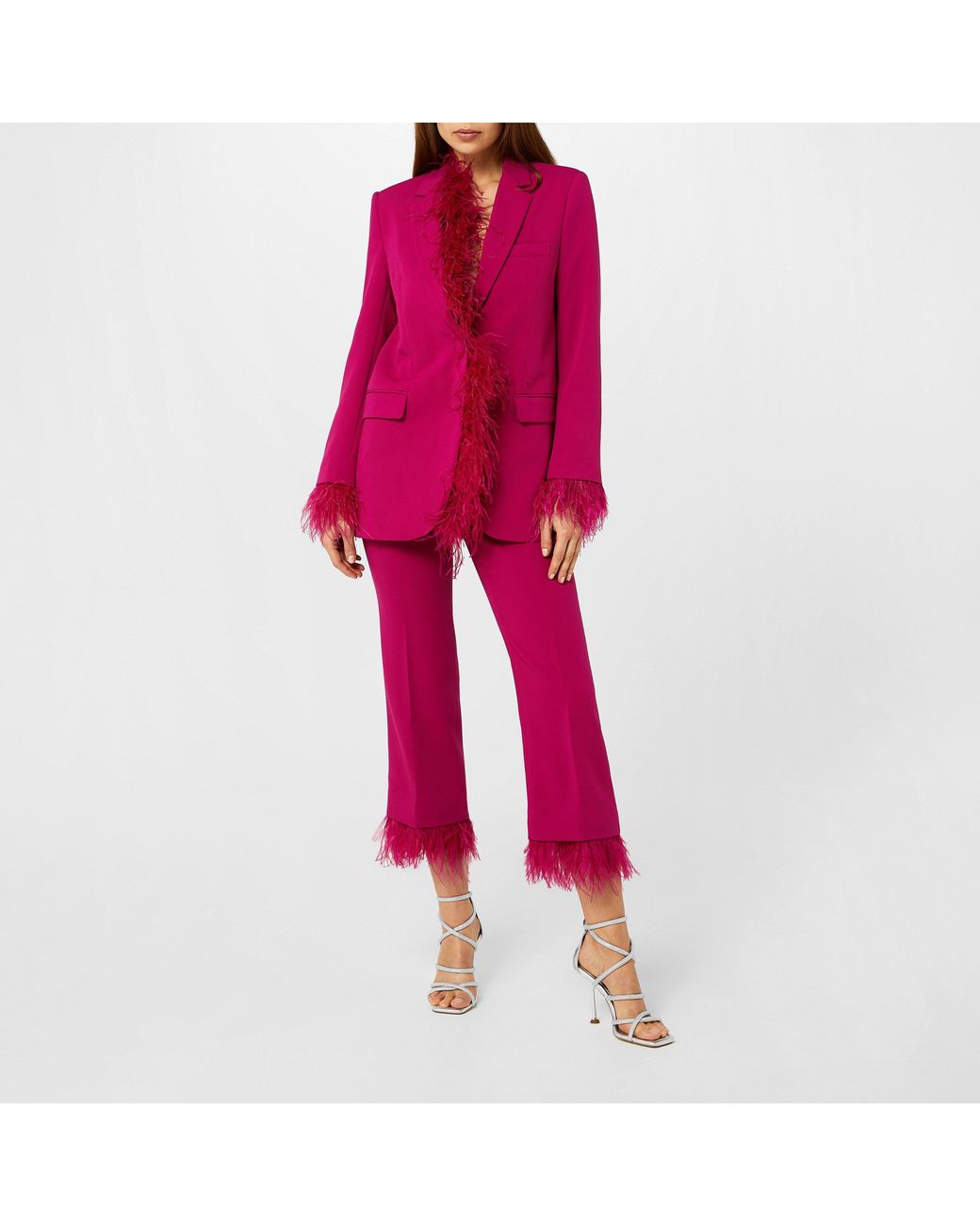 MICHAEL Michael Kors Feather Tailored Blazer