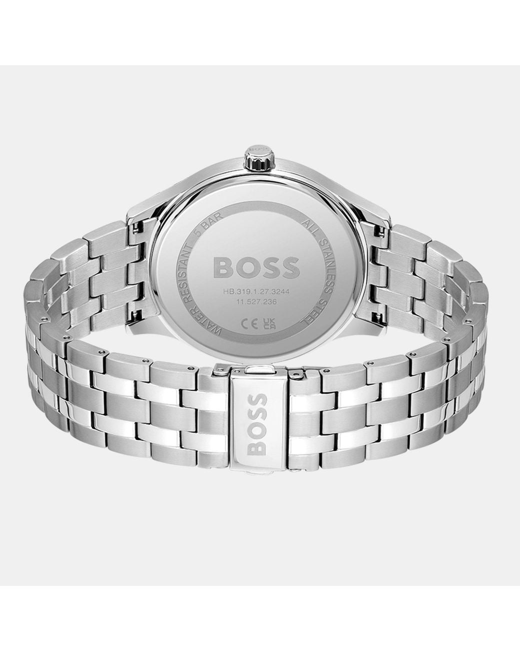 Boss Metallic Gents Elite Stainless Steel Bracelet Watch for men