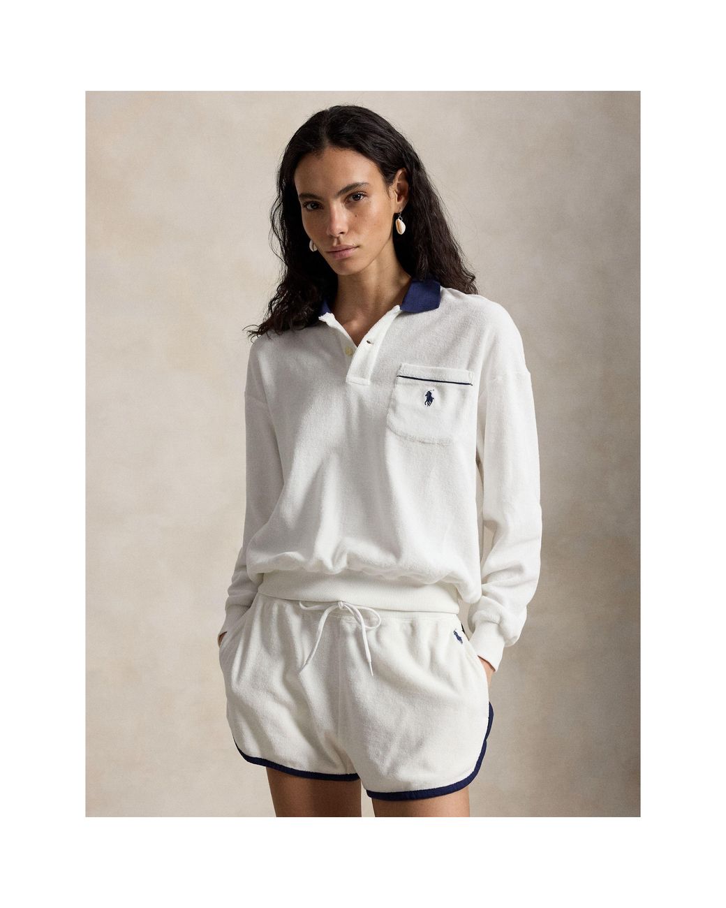 Polo Ralph Lauren White Long Sleeve Shirt