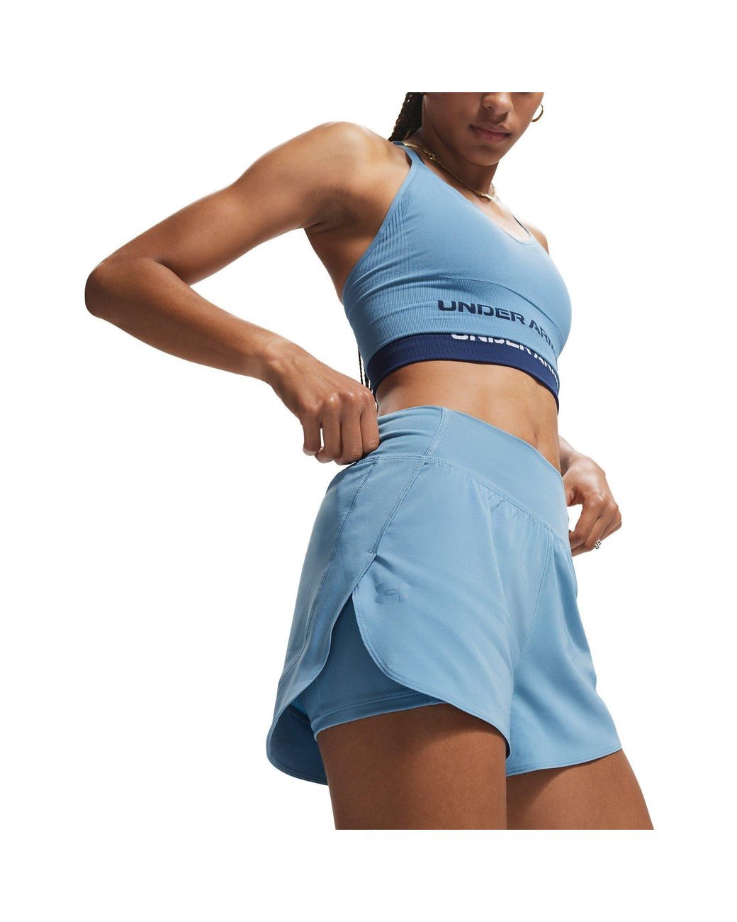 Under Armour Blue Ua Vanish 2In1 Short Gym