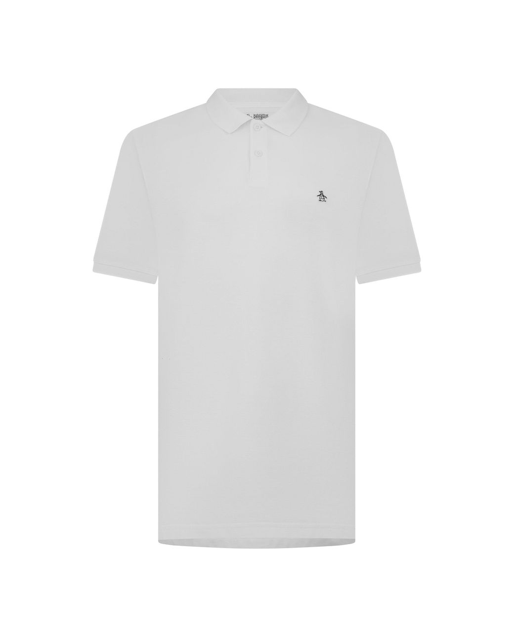 Original Penguin White Brilliant Embroidered Polo Shirt for men