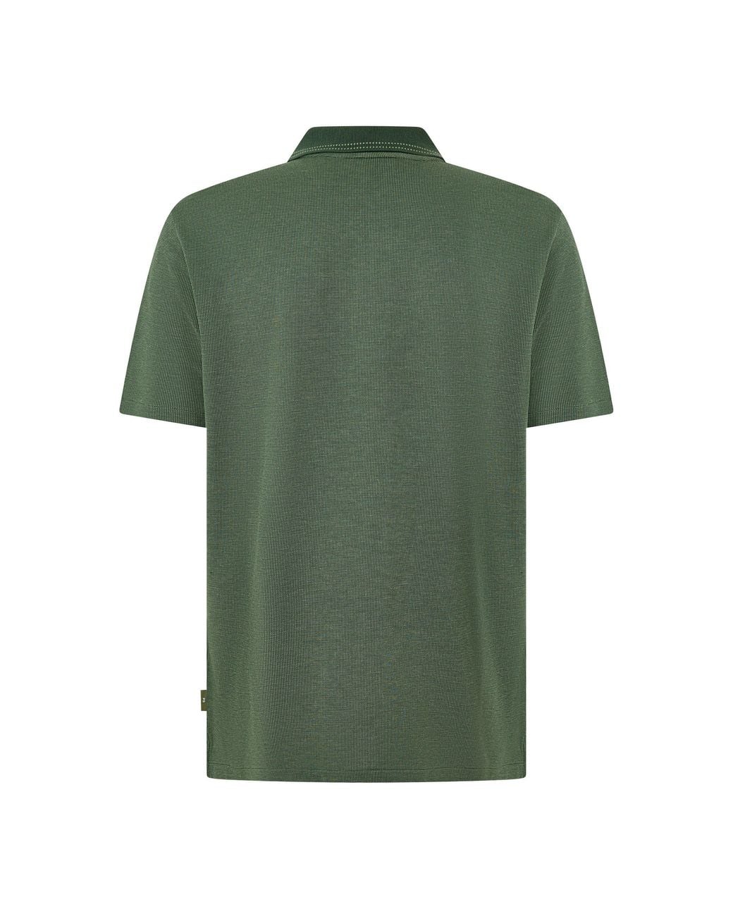 Paul Smith Green Microdot Cotton Short-Sleeve Polo Shirt for men