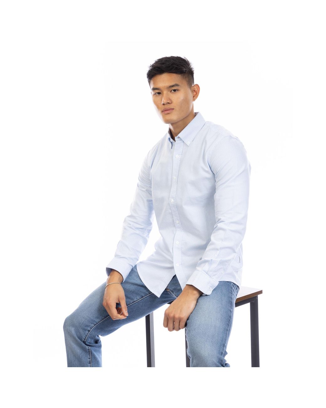 Peter Werth Blue Long Sleeve Shirt for men