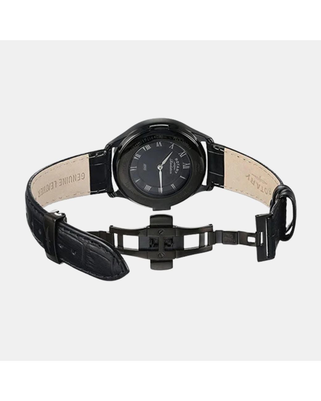 Rotary Black Revelation Swiss Made Watch for men