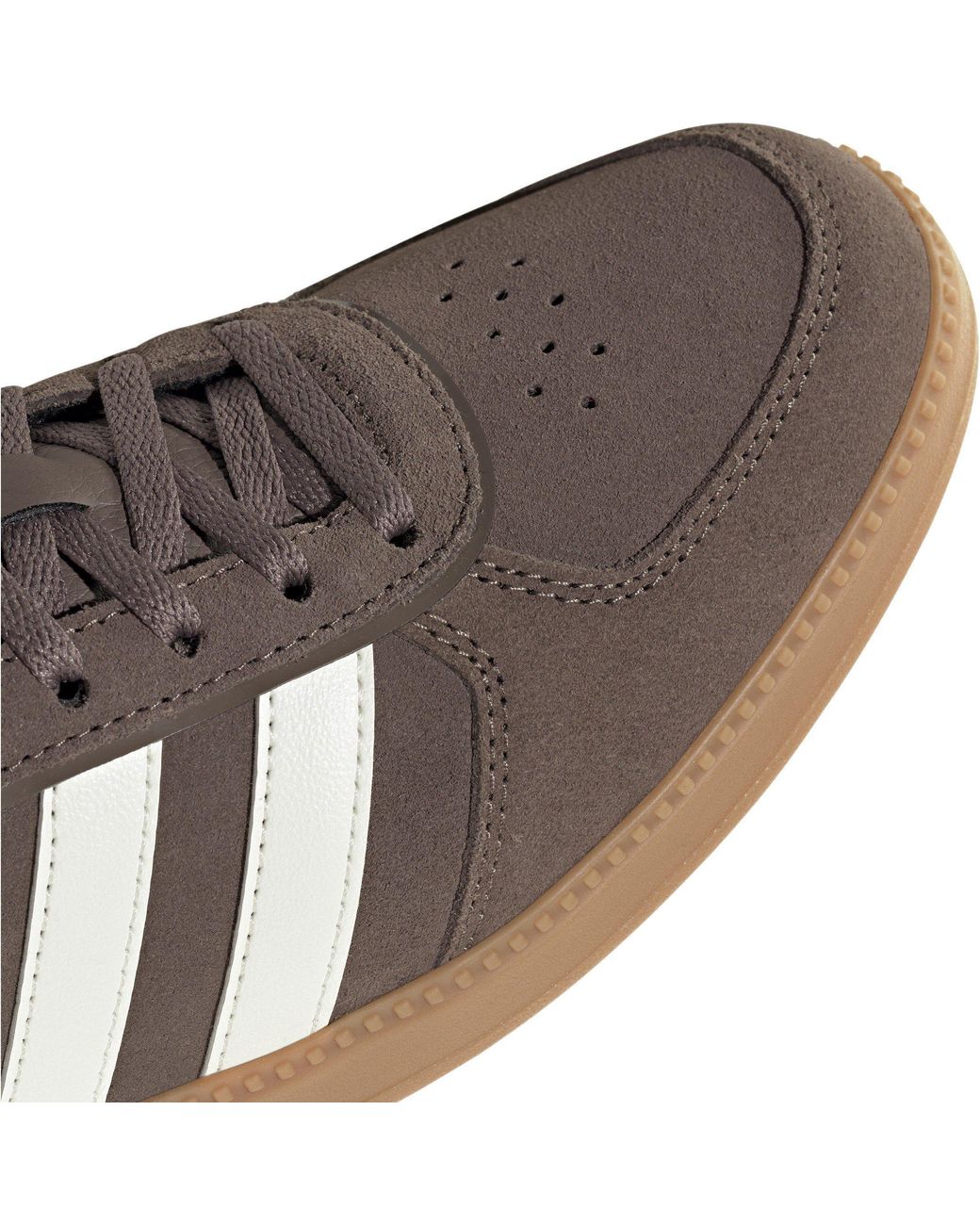 Adidas Brown Breaknet Sleek Suede Shoes