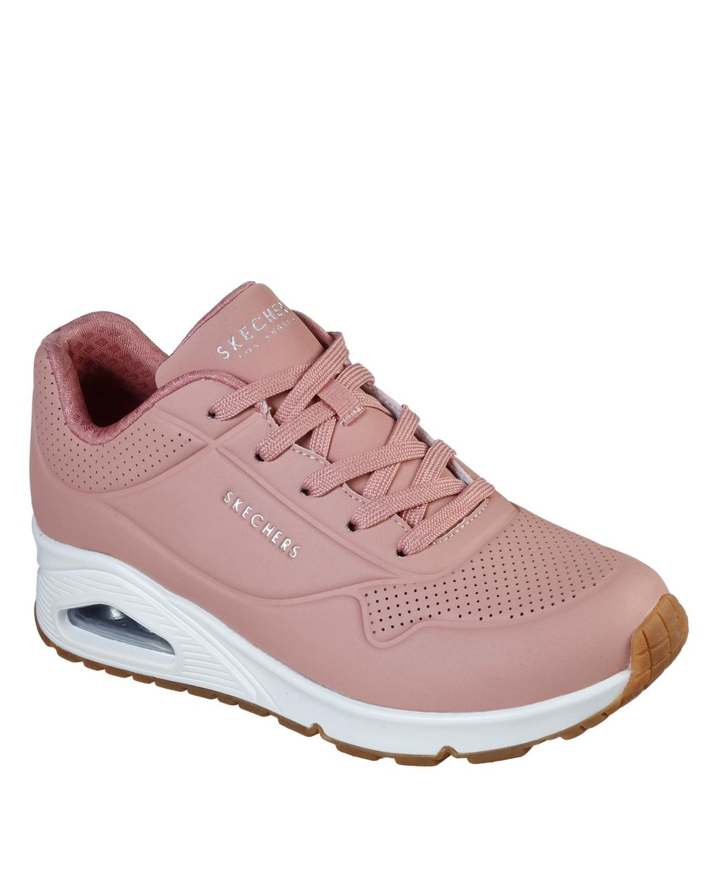 Skechers Pink Uno Stand On Air Trainers
