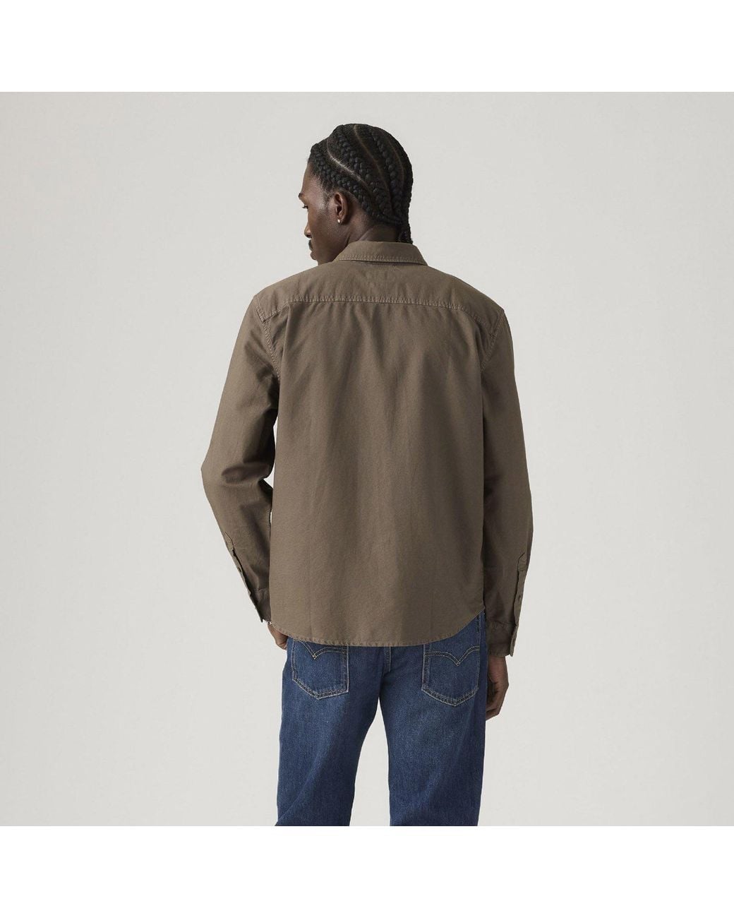 Levi's Green Levi's Button Down Sh for men