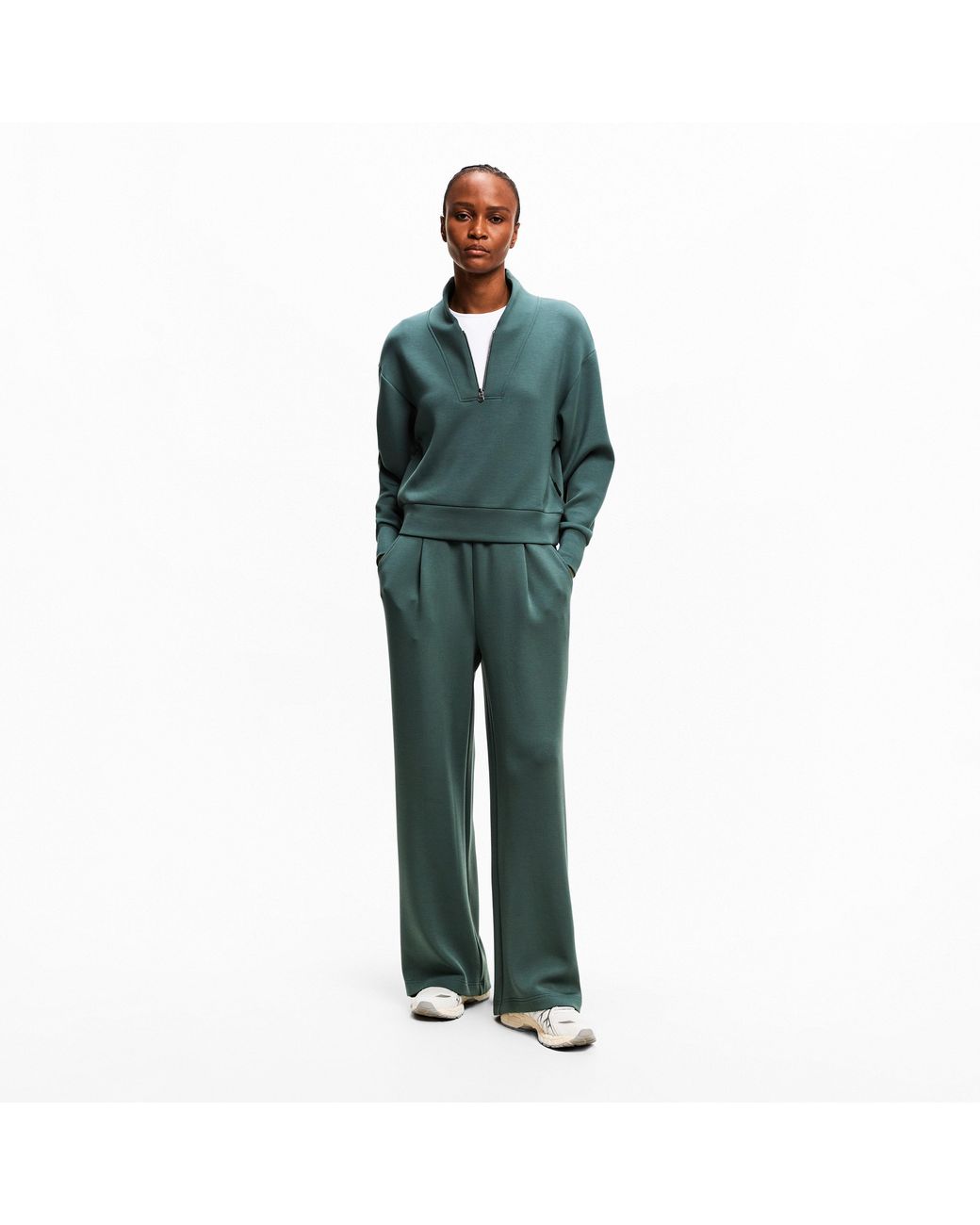 Varley Green Open Hem Fleece Joggers