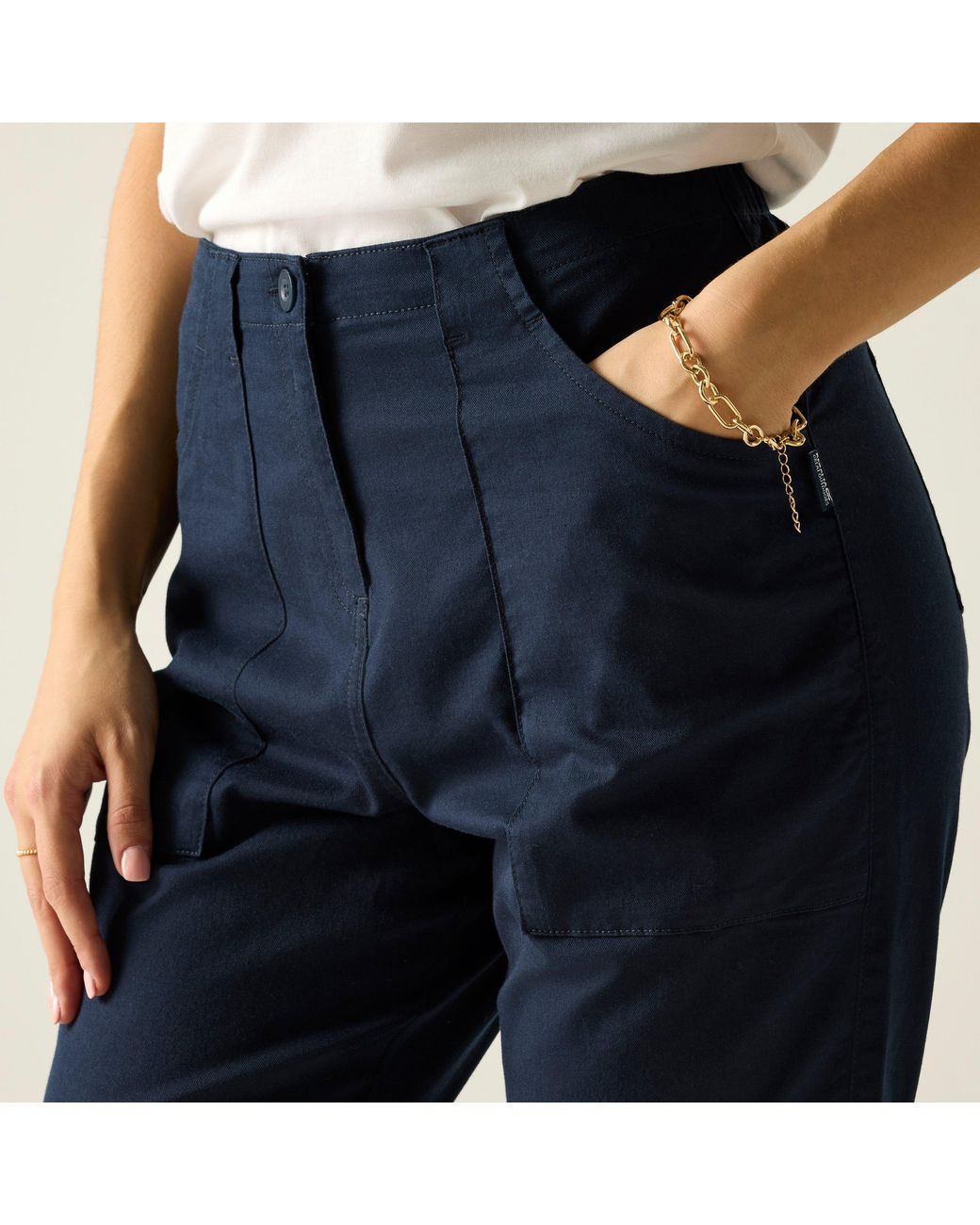 Regatta Blue Shorebella Capri Trousers
