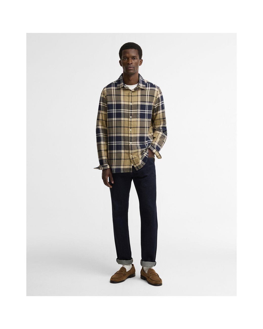 Barbour Multicolor Bourne Tartan Modern Heritage Cotton Long-Sleeve Patterned Shirt for men