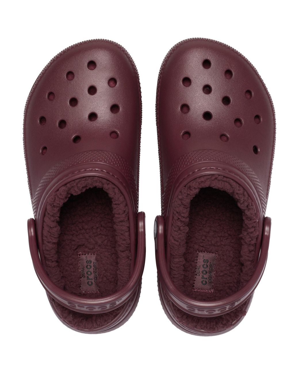 CROCSTM Red Classic Lined Mule Slippers