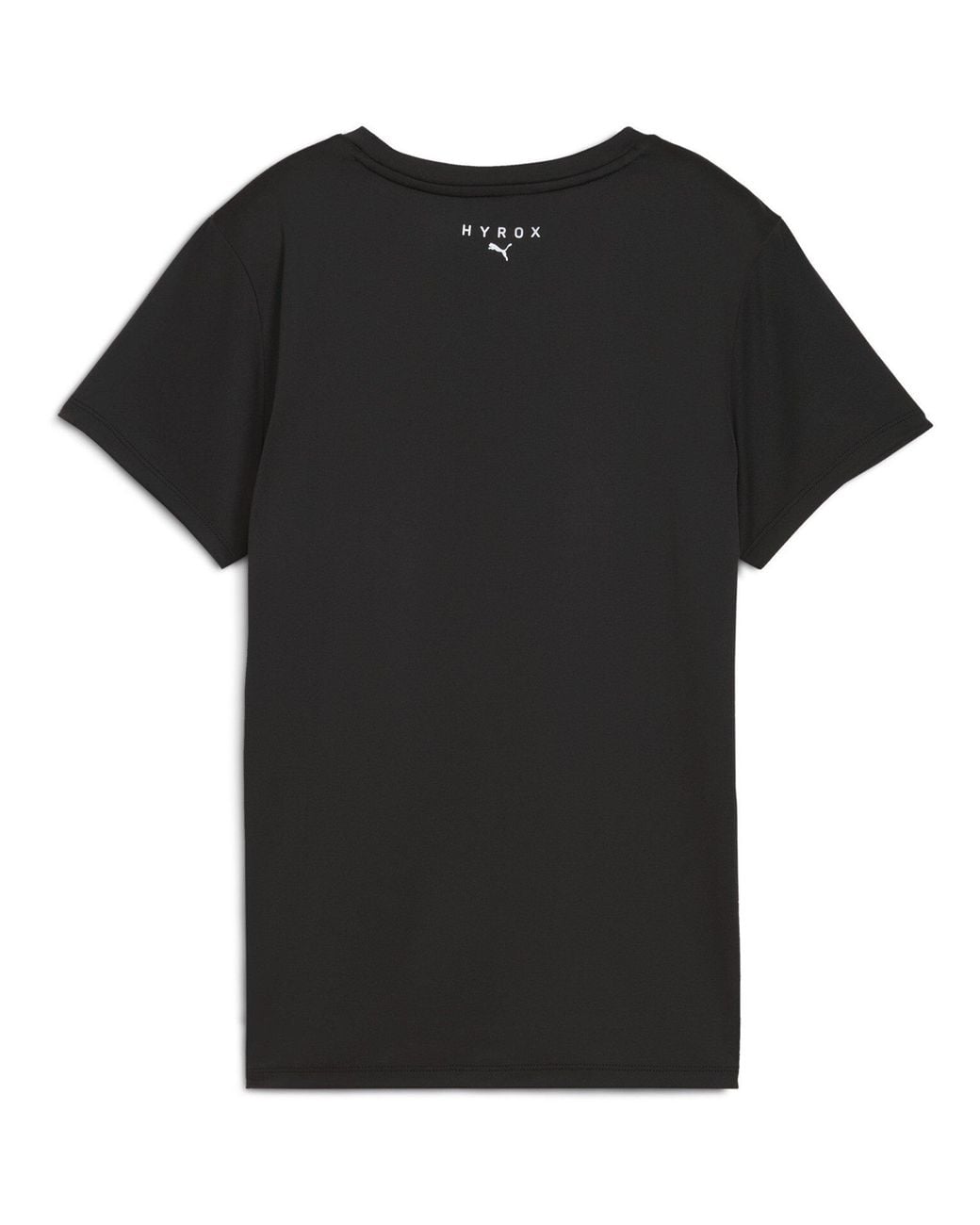 PUMA Black Hyrox Short-Sleeve Performance Gym Top