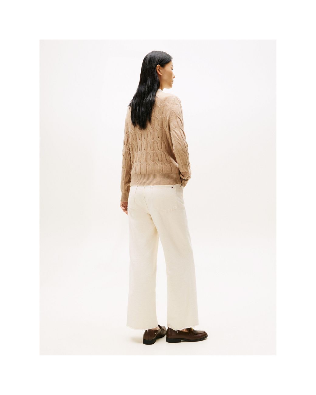 Tommy Hilfiger Natural Cable Cardigan