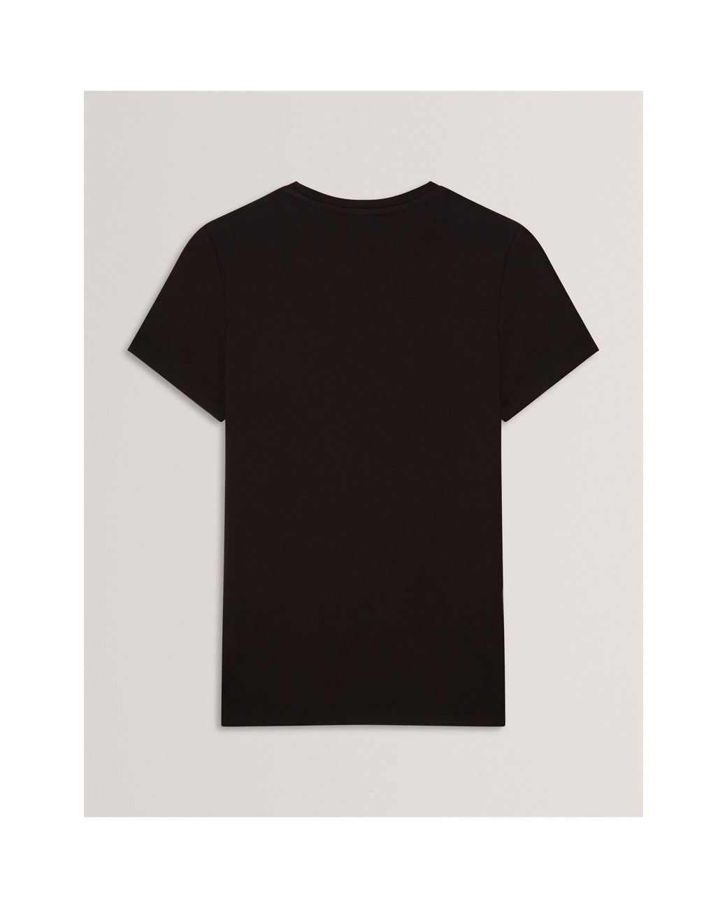 Ted Baker Black Plain Slim Fit T-Shirt