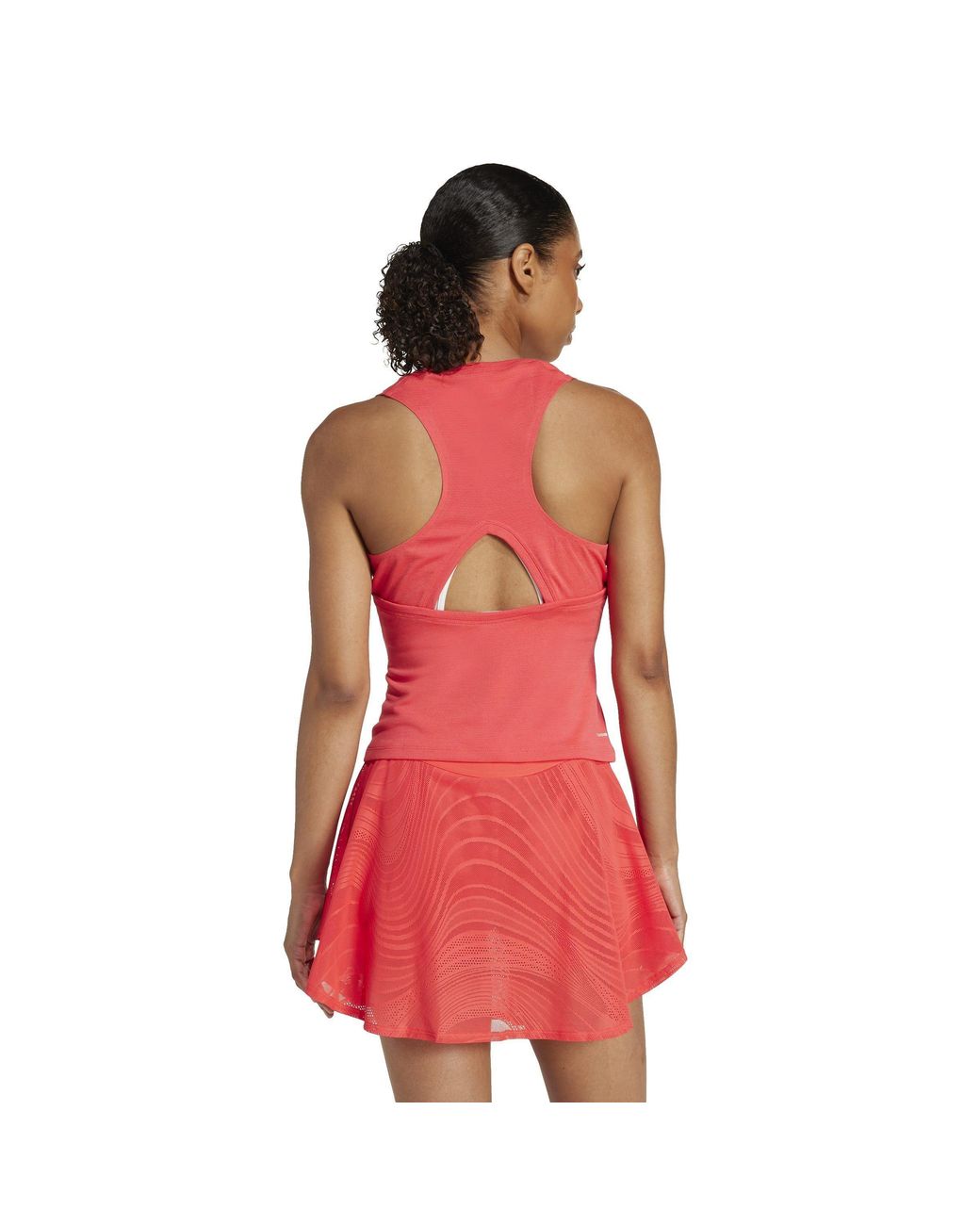 Adidas Red Tennis Pro Climacool Y-Tank Top