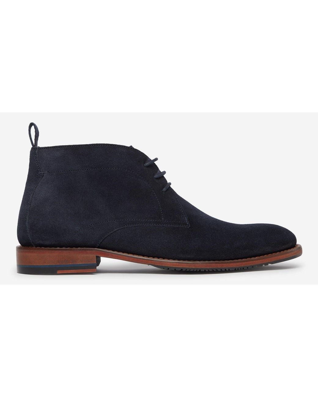 Oliver Sweeney Blue Farleton Suede Chukka Boots for men