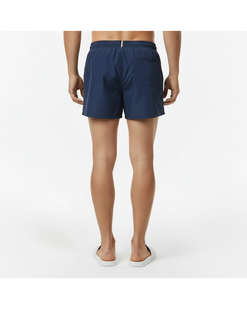 Boss Blue Swim Shorts With Logo Detail (Stormfish) for men