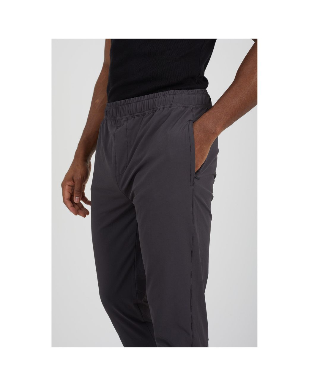 Brave Soul Gray Ripstop Trousers for men